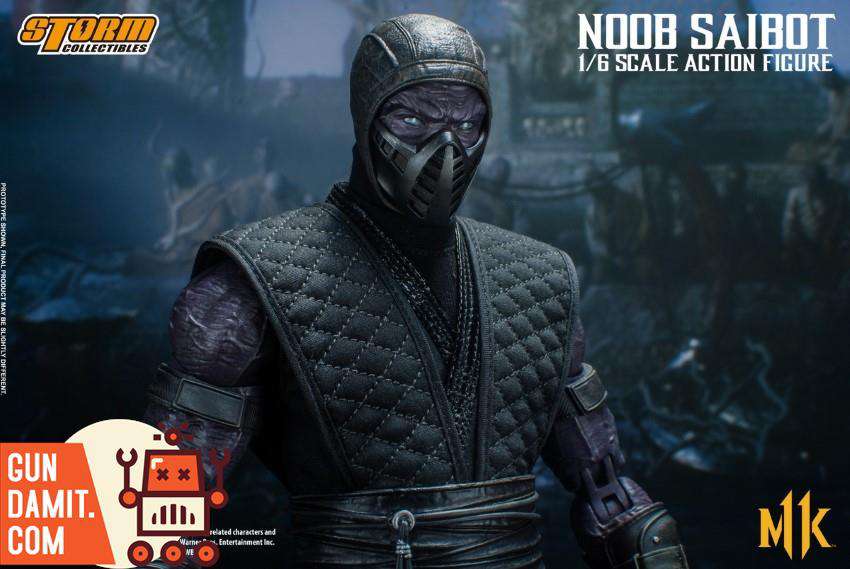 Storm Collectibles 1/6 Noob Saibot close-up headsculpt with mask detail Storm Collectibles 1/6 Noob Saibot close-up headsculpt with mask detail
