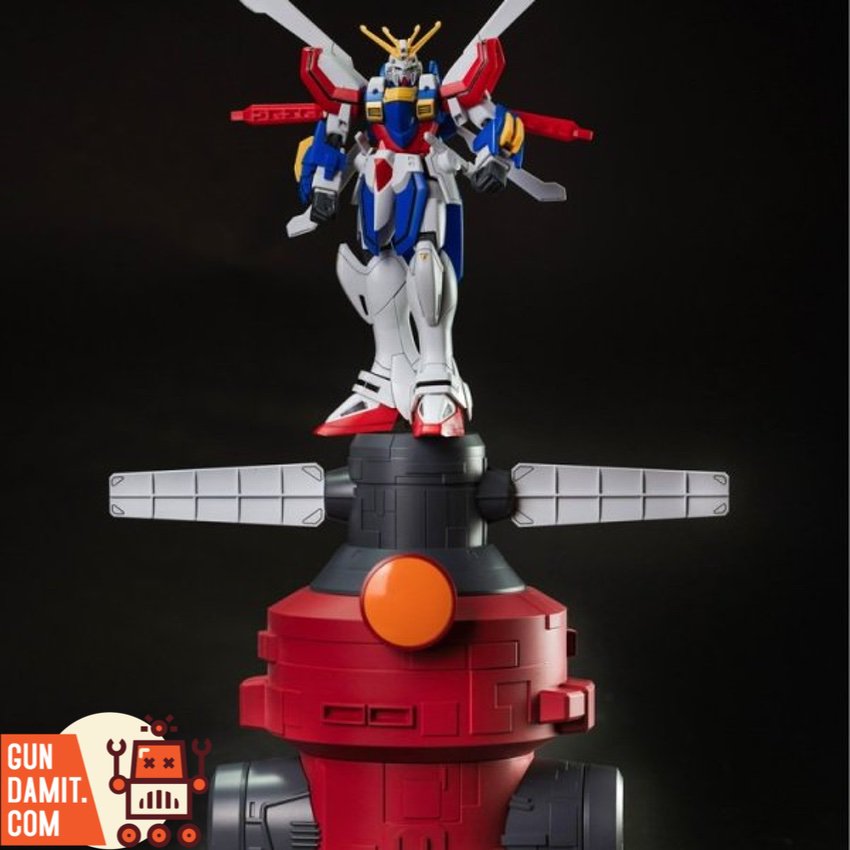 Effects Wings 1/144 Earth Arena Corner Post with God Gundam on top display Effects Wings 1/144 Earth Arena Corner Post with God Gundam on top display