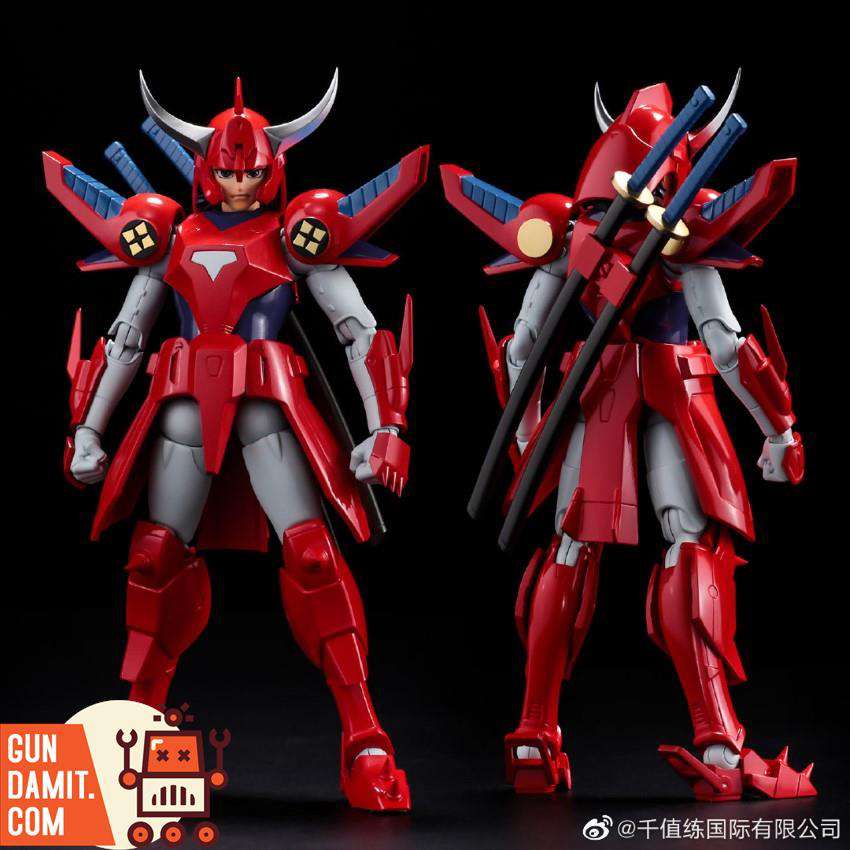 Sentinel Chodankado Ryo of Wildfire rear view showing armor details and weapon Sentinel Chodankado Ryo of Wildfire rear view showing armor details and weapon