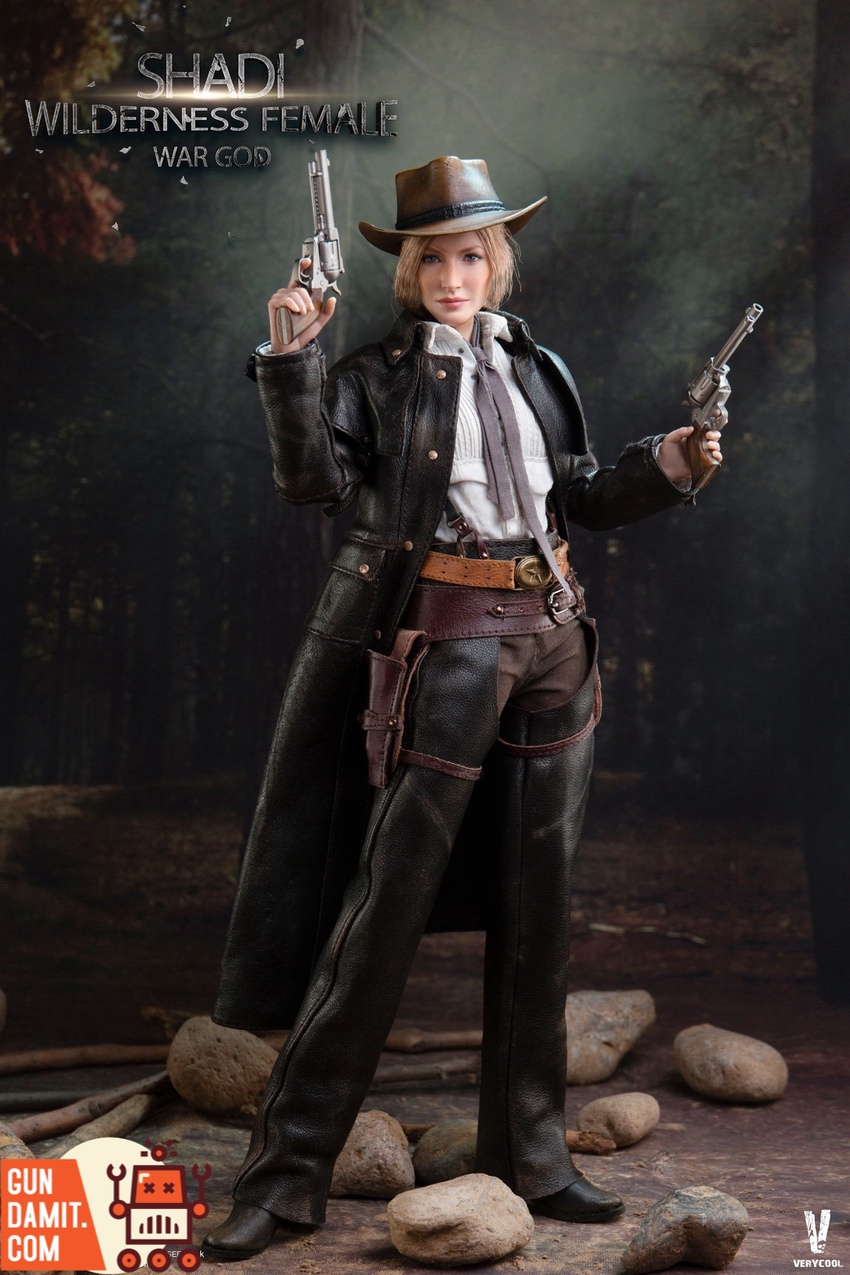 VERYCOOL 1/6 Shadi War God detail view of holster and gun belt VERYCOOL 1/6 Shadi War God detail view of holster and gun belt