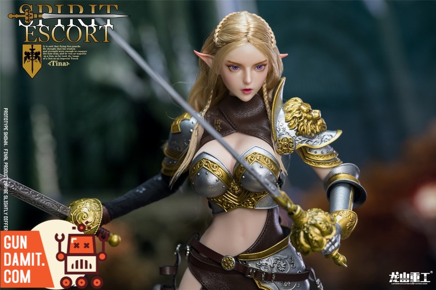 LongSan Heavy Industries 1/6 Spirit Escort Tina elf warrior dual sword attack pose LongSan Heavy Industries 1/6 Spirit Escort Tina elf warrior dual sword attack pose