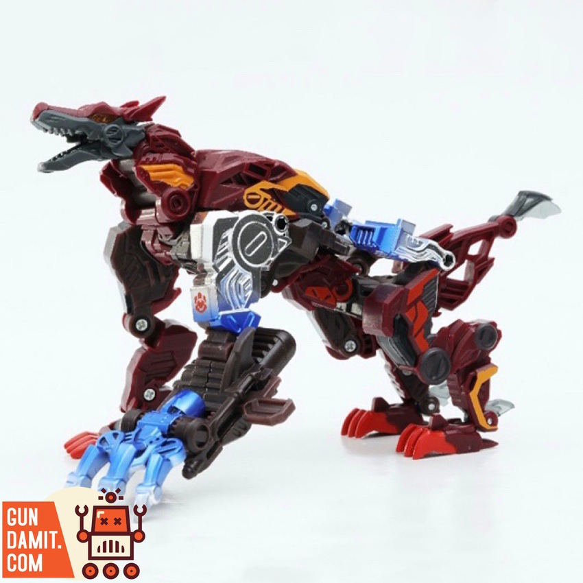 52Toys BeastBox BB-31CH Chromeribs transformed into mechanical dinosaur beast mode side view 52Toys BeastBox BB-31CH Chromeribs transformed into mechanical dinosaur beast mode side view