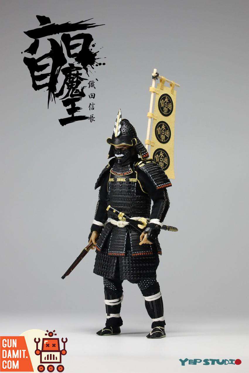 Yep Studio 1/12 Oda Nobunaga holding katana with coin banner Yep Studio 1/12 Oda Nobunaga holding katana with coin banner