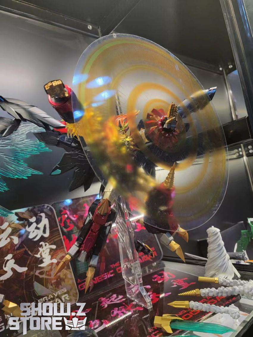 MW Model Genesic GaoGaiGar with Goldion Crusher disc and energy effect parts assembled MW Model Genesic GaoGaiGar with Goldion Crusher disc and energy effect parts assembled
