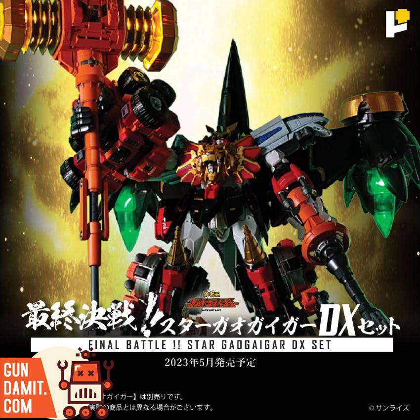 Pose+ Metal GaoGaiGar GoldyMarg and Star GaoGaiGar Deluxe Set full display Pose+ Metal GaoGaiGar GoldyMarg and Star GaoGaiGar Deluxe Set full display