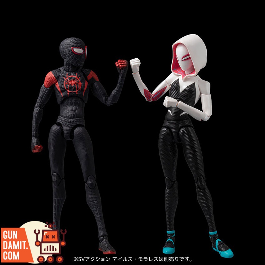 Spider-Gwen interchangeable hands and accessories layout Spider-Gwen interchangeable hands and accessories layout