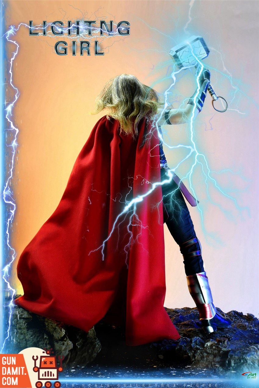By Art Lighting Girl side profile showing Asgardian armor details By Art Lighting Girl side profile showing Asgardian armor details