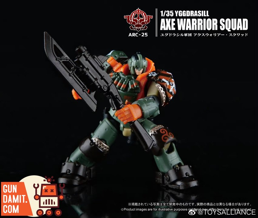 Yggdrasill Axe Warrior close-up on battle axe and heavy armor Yggdrasill Axe Warrior close-up on battle axe and heavy armor