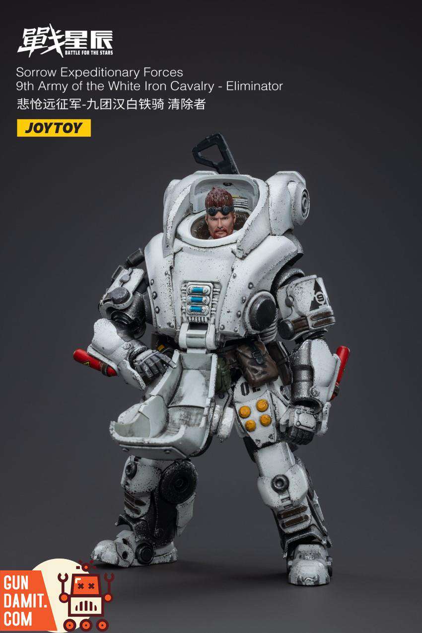 JoyToy 1/18 Sorrow Expeditionary Eliminator accessories and weapons layout JoyToy 1/18 Sorrow Expeditionary Eliminator accessories and weapons layout