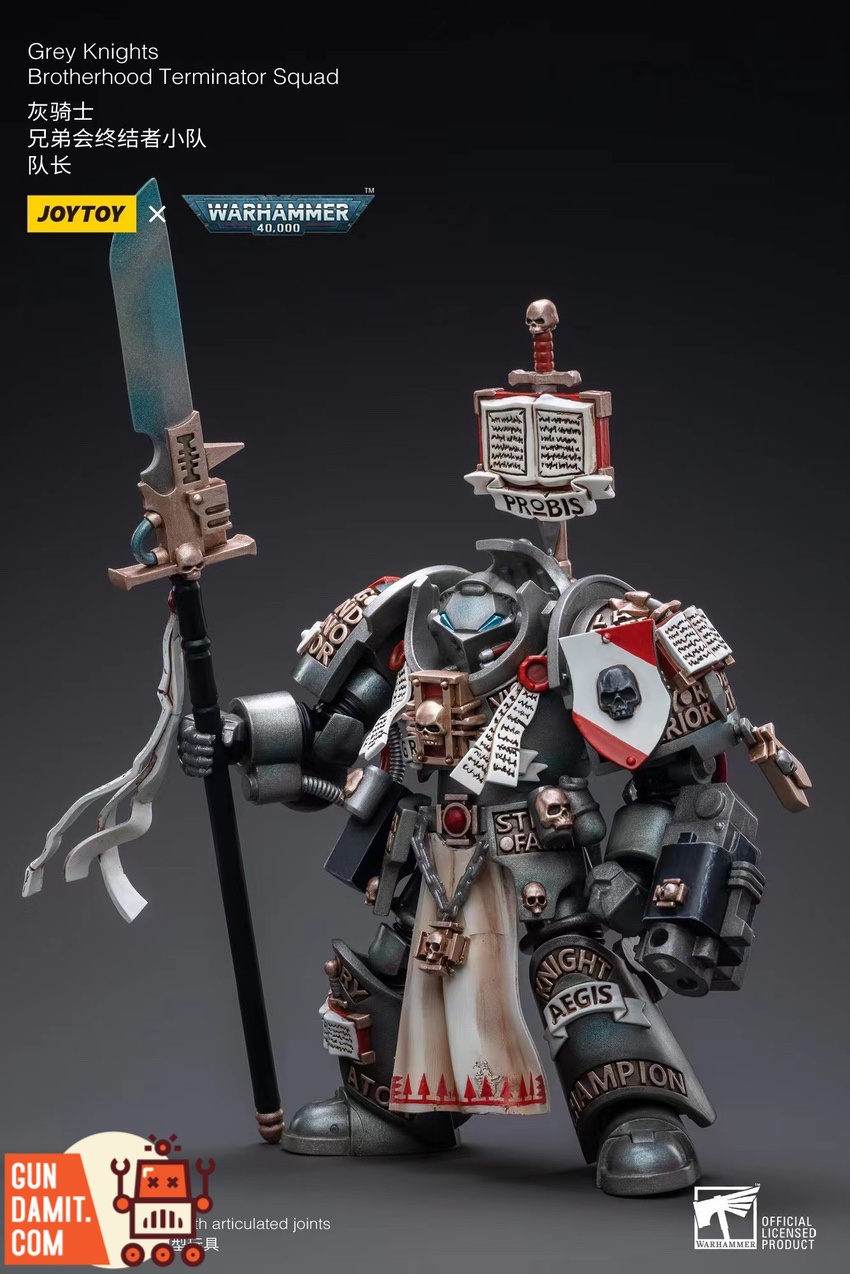 Warhammer 40K Grey Knights Brotherhood Captain side profile with weapon Warhammer 40K Grey Knights Brotherhood Captain side profile with weapon