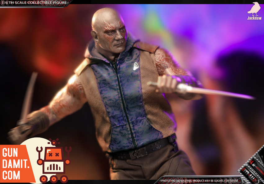 Torturer X 1/6 scale figure rear view showing back tattoo details Torturer X 1/6 scale figure rear view showing back tattoo details