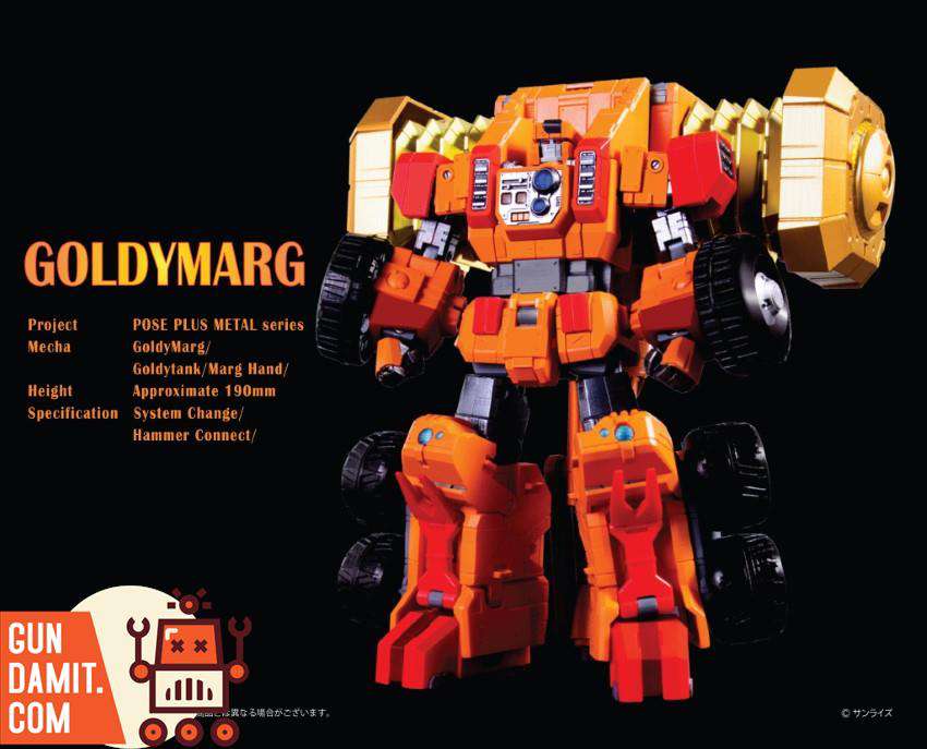 GoldyMarg Deluxe Version with additional effect parts and goldion hammer GoldyMarg Deluxe Version with additional effect parts and goldion hammer
