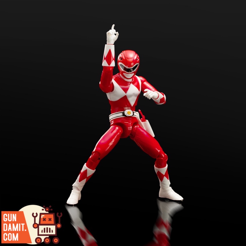 Red Ranger Furai Model rear view showing suit sculpt Red Ranger Furai Model rear view showing suit sculpt