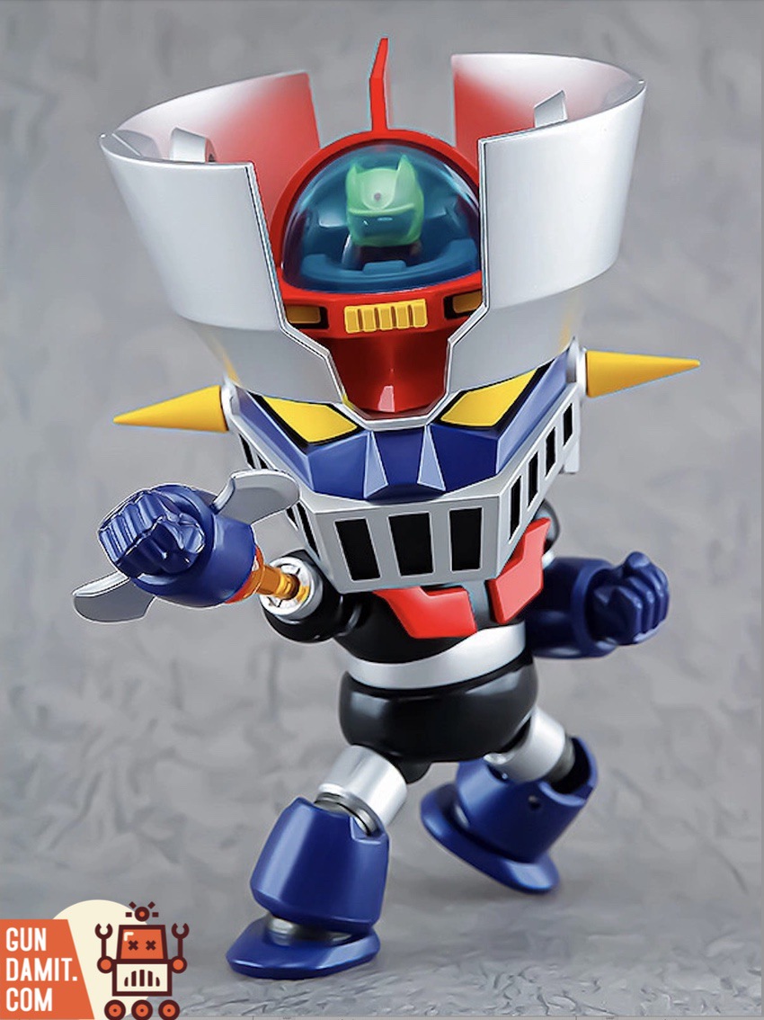 Nendoroid Mazinger Z side profile in super deformed style Nendoroid Mazinger Z side profile in super deformed style