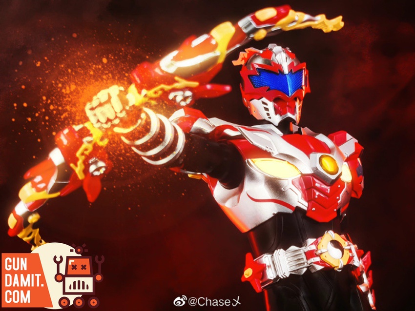 DI-AH-06 Dragon Man punching pose with energy fist effect parts DI-AH-06 Dragon Man punching pose with energy fist effect parts