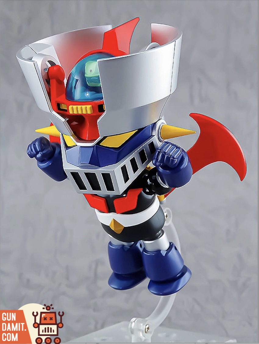Action Toys Mazinger Z SD rear view showing jet scrander Action Toys Mazinger Z SD rear view showing jet scrander