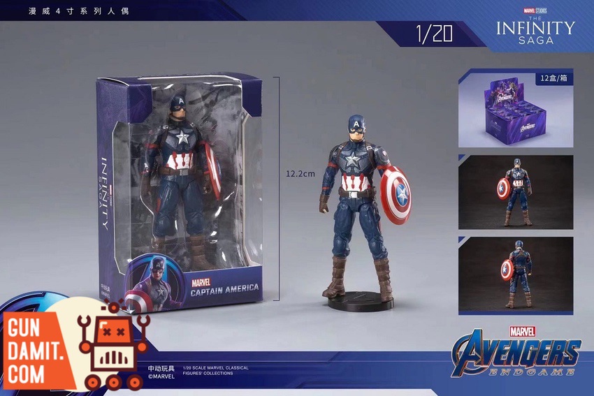 ZT Toys Avengers Endgame 1/20 scale figure size comparison ZT Toys Avengers Endgame 1/20 scale figure size comparison