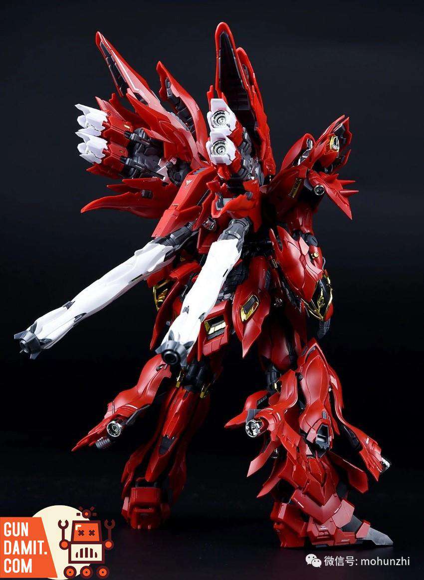 Sinanju conversion kit side profile with beam rifle and shield Sinanju conversion kit side profile with beam rifle and shield