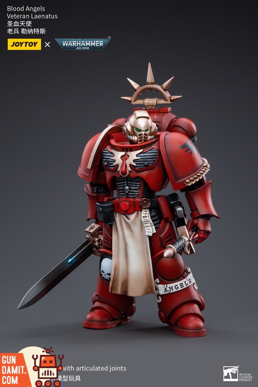 JoyToy Blood Angels Laenatus full accessories display JoyToy Blood Angels Laenatus full accessories display
