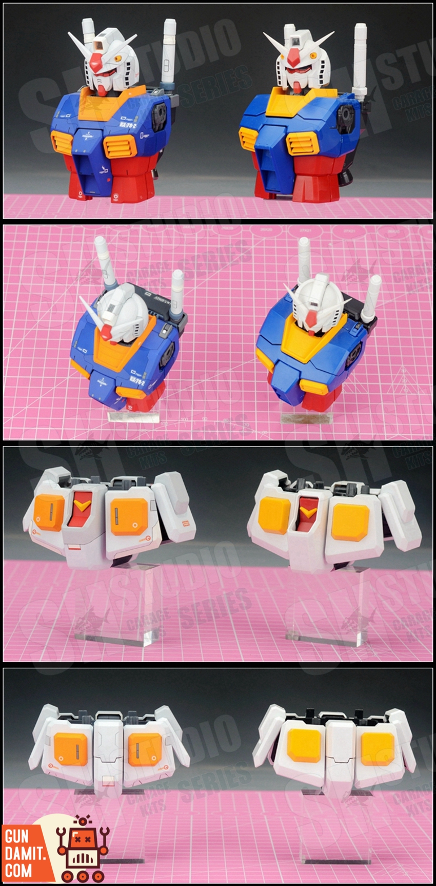 SH Studio PG Gundam EVO conversion chest and shoulder armor parts SH Studio PG Gundam EVO conversion chest and shoulder armor parts