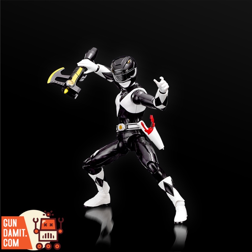 Black Ranger assembled figure with display base Black Ranger assembled figure with display base