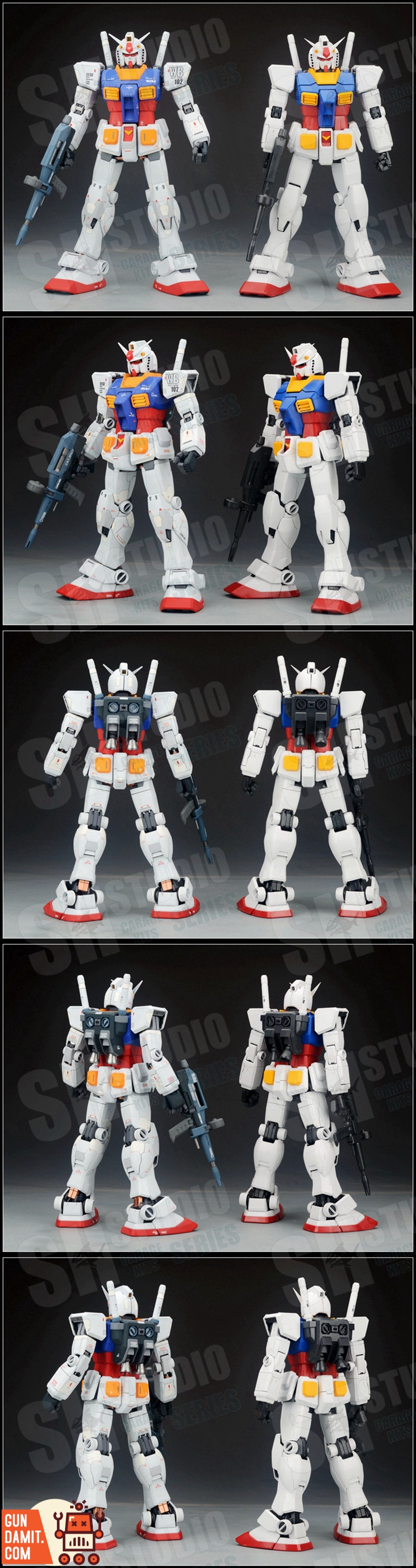 RX-78-2 EVO resin kit leg and skirt armor pieces RX-78-2 EVO resin kit leg and skirt armor pieces