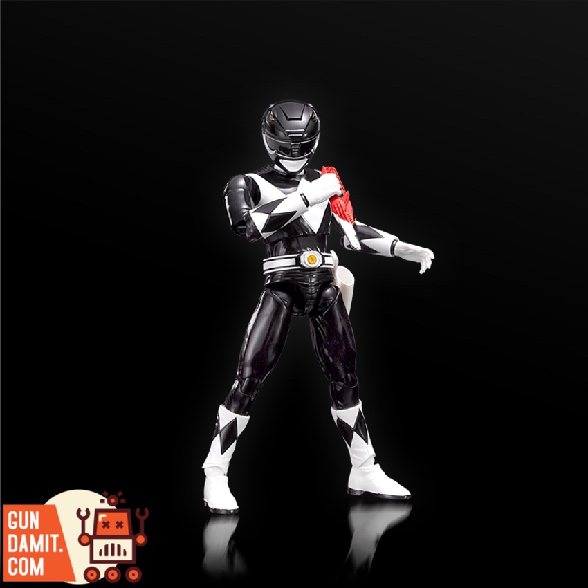 Black Ranger Furai Model rear view showing suit details Black Ranger Furai Model rear view showing suit details