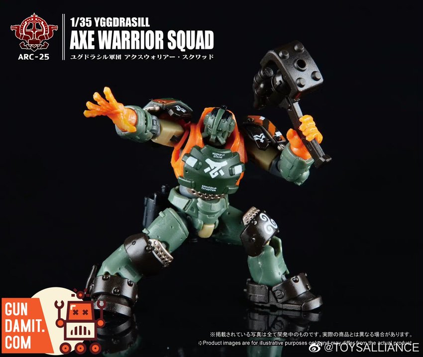 Toys Alliance 1/35 Yggdrasill Axe Warrior articulation demonstration Toys Alliance 1/35 Yggdrasill Axe Warrior articulation demonstration