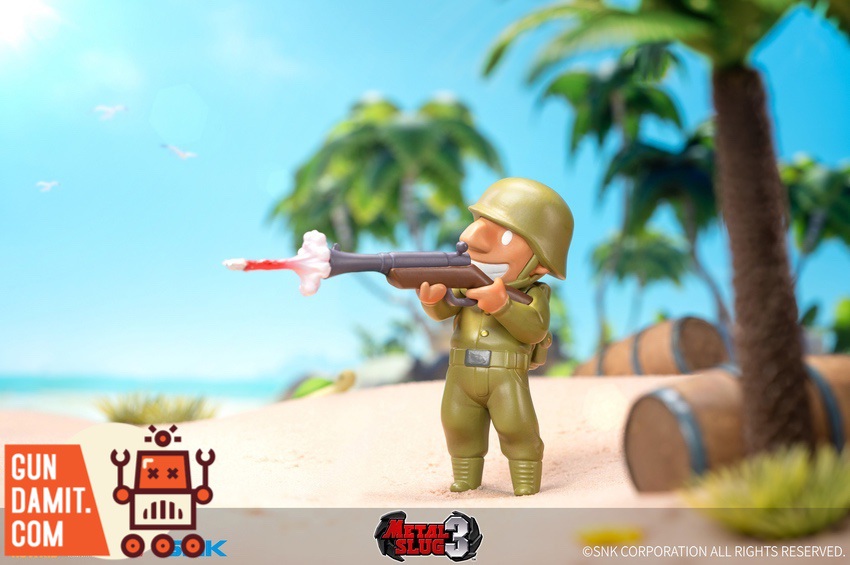 Metal Slug 3 Prisoner figures various poses and weapons detail Metal Slug 3 Prisoner figures various poses and weapons detail