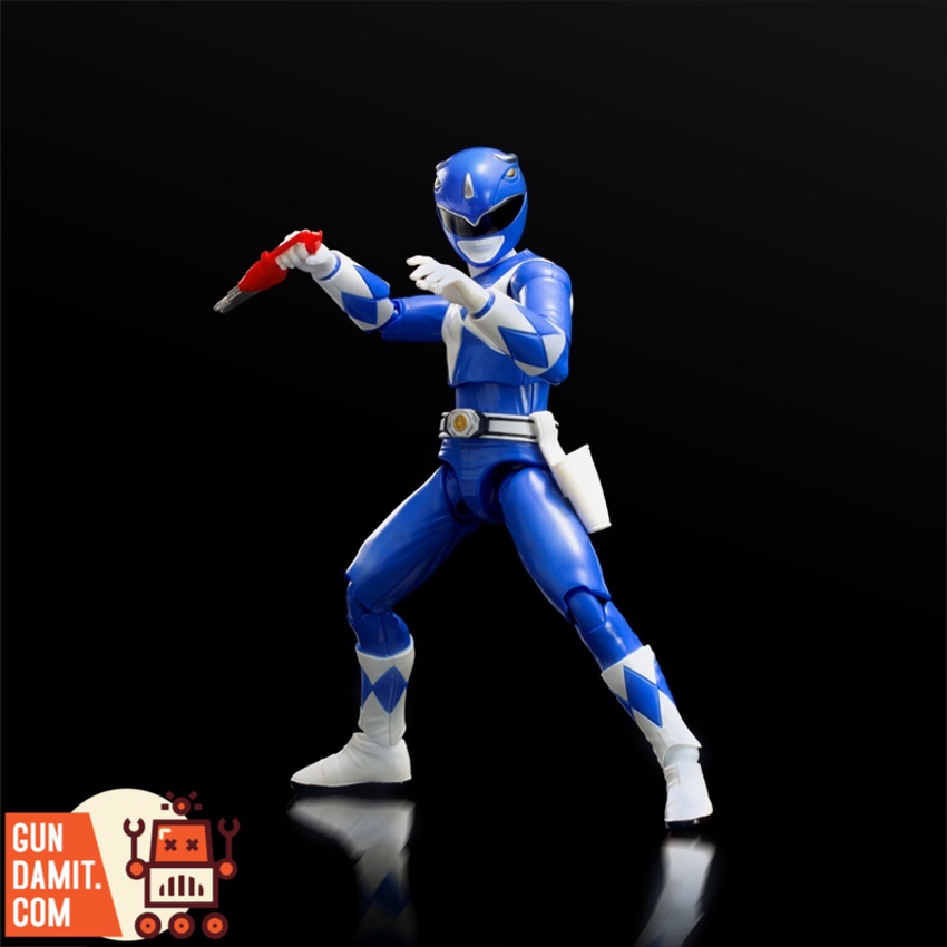 Flame Toys Power Rangers Blue Ranger side profile Flame Toys Power Rangers Blue Ranger side profile