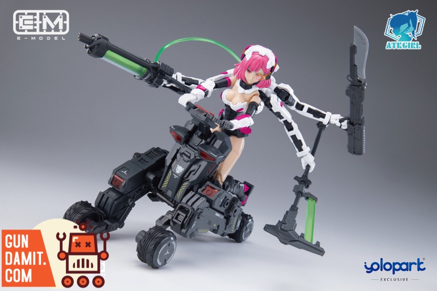 Frankenstein ATK Girl model kit dynamic action pose with weapon Frankenstein ATK Girl model kit dynamic action pose with weapon
