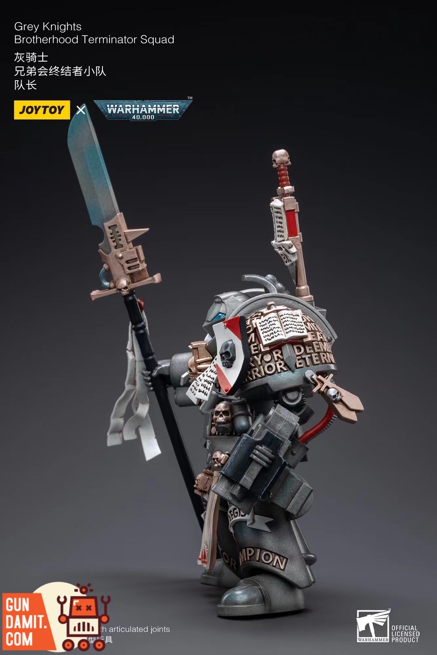 JoyToy 1/18 Grey Knights Terminator Captain with nemesis force halberd and purity seals JoyToy 1/18 Grey Knights Terminator Captain with nemesis force halberd and purity seals