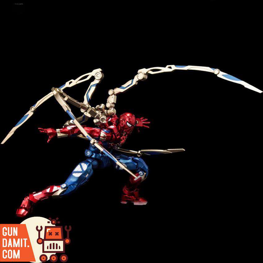 Sentinel Fighting Armor Iron Spider battle stance with four deployed mechanical spider arms Sentinel Fighting Armor Iron Spider battle stance with four deployed mechanical spider arms