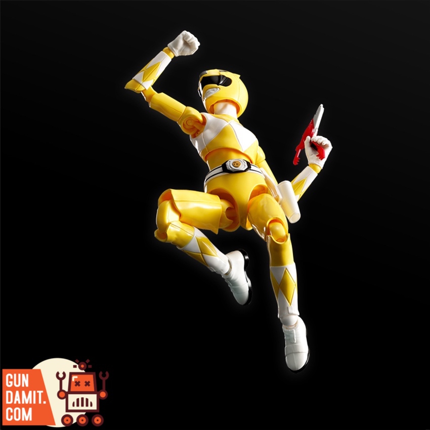 Yellow Ranger assembled figure with display base Yellow Ranger assembled figure with display base