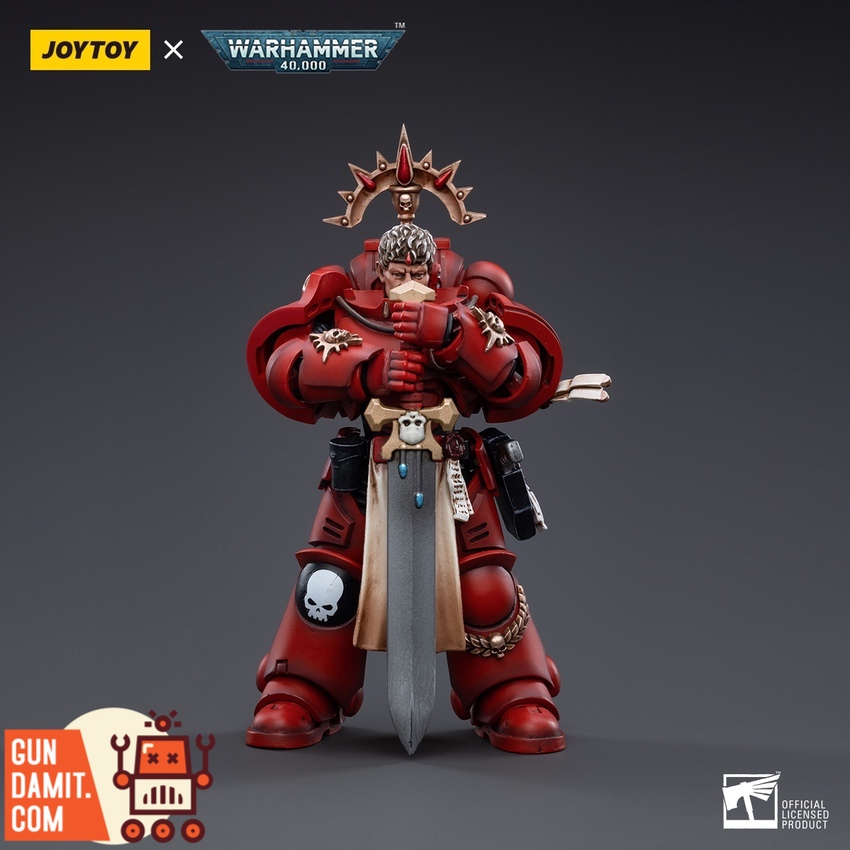 JoyToy 1/18 Blood Angels Veteran Salus in red armor with bolter JoyToy 1/18 Blood Angels Veteran Salus in red armor with bolter