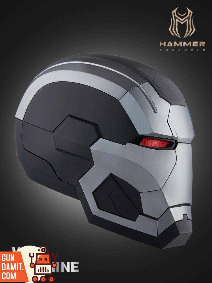 War Machine 1/1 wearable helmet motorized faceplate open position War Machine 1/1 wearable helmet motorized faceplate open position
