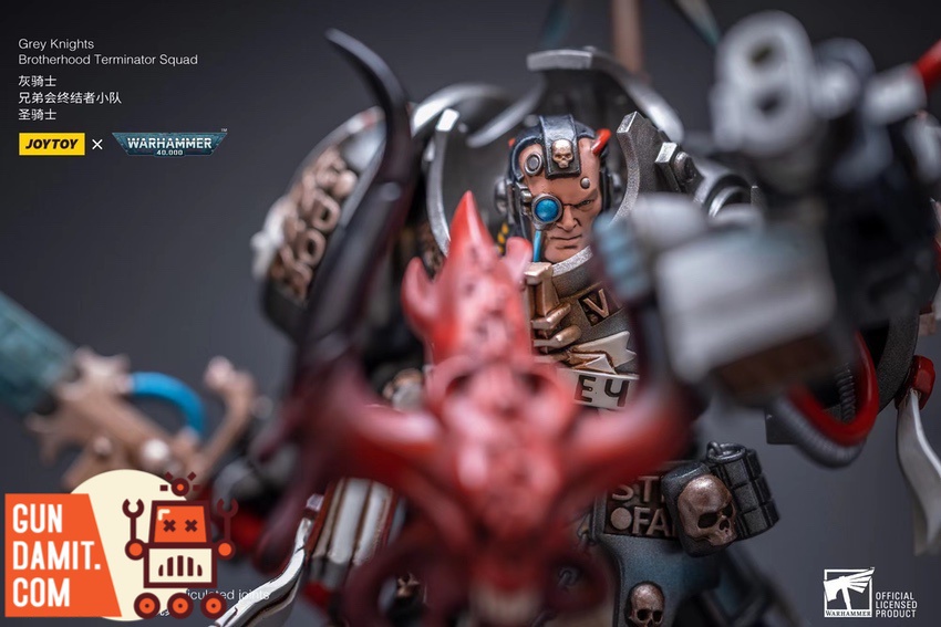 JoyToy Grey Knights Terminator Paladin full accessory display JoyToy Grey Knights Terminator Paladin full accessory display