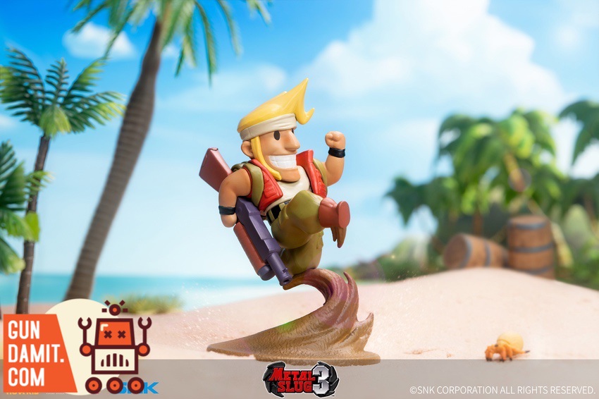 Tunshi Studio 1/12 Metal Slug 3 Prisoner figure running on beach with weapons Tunshi Studio 1/12 Metal Slug 3 Prisoner figure running on beach with weapons