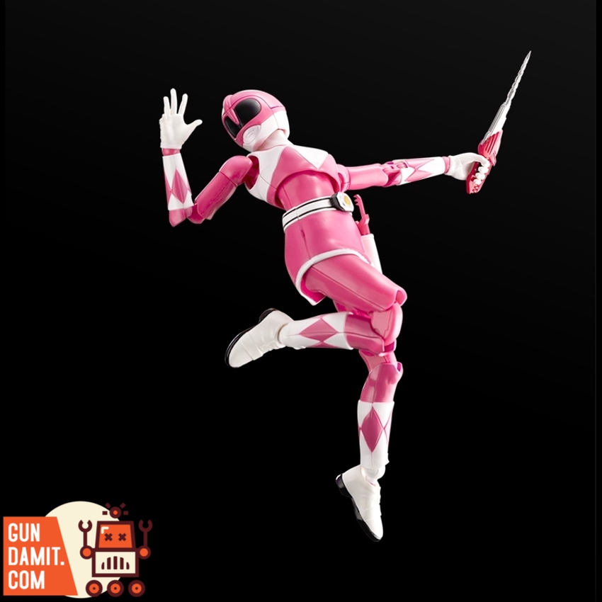 Flame Toys Power Rangers Pink Ranger side profile Flame Toys Power Rangers Pink Ranger side profile