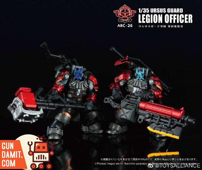 Toys Alliance 1/35 ARC-26 Ursus Guard Legion Officer pair with heavy weapons Toys Alliance 1/35 ARC-26 Ursus Guard Legion Officer pair with heavy weapons