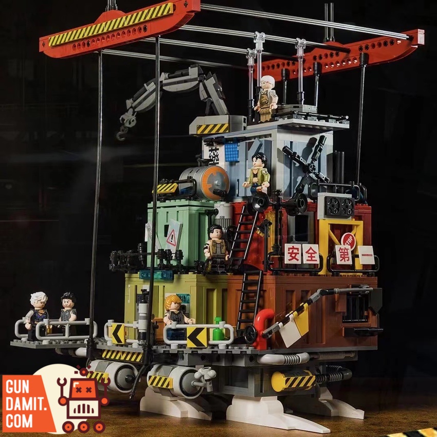 Pantasy 81101 Spirit Cage Incarnation floating mechanical city complete build with crane Pantasy 81101 Spirit Cage Incarnation floating mechanical city complete build with crane