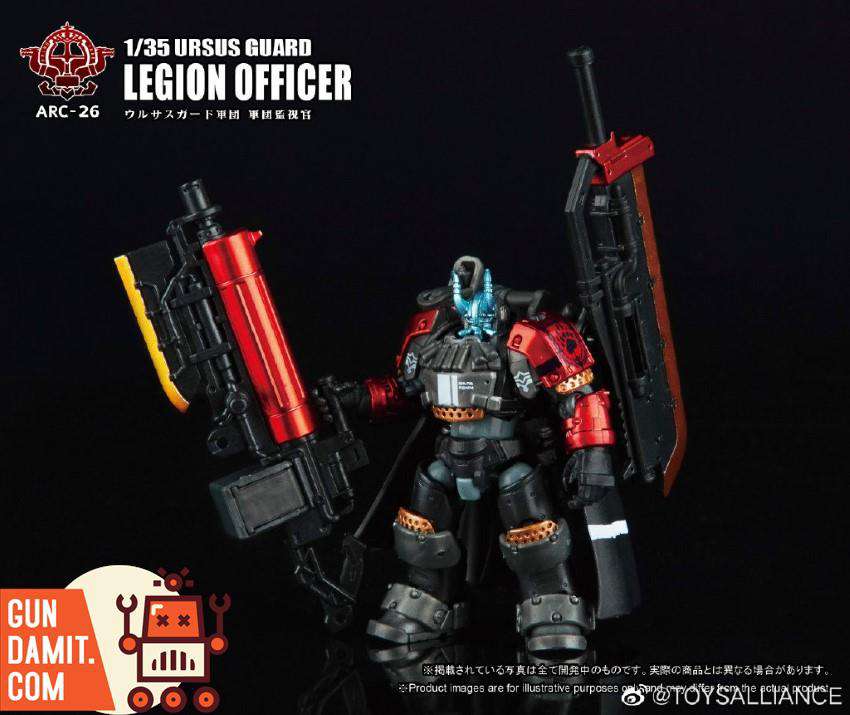 Ursus Guard officers rear view showing backpack thrusters Ursus Guard officers rear view showing backpack thrusters