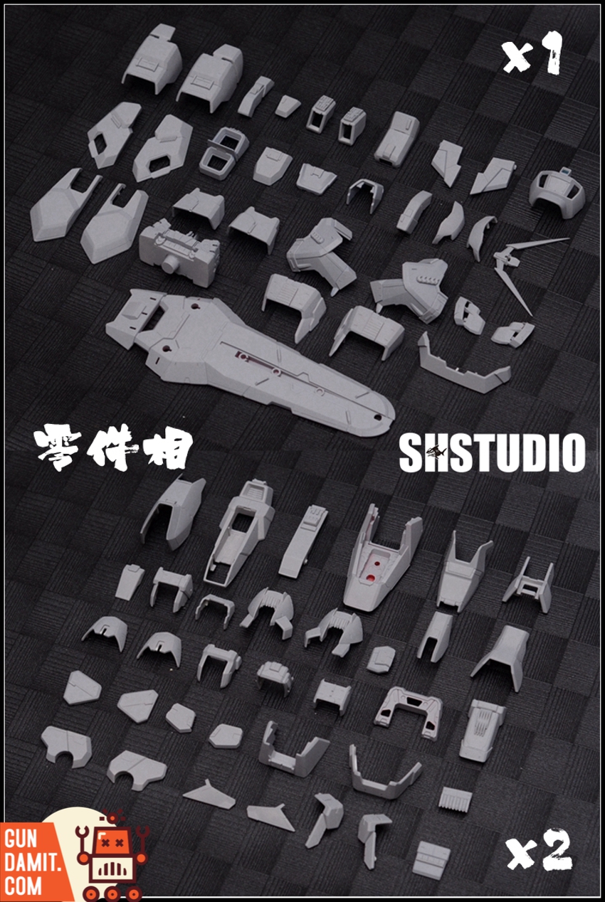 SH Studio GAT-105 conversion body and shoulder rework upgrade comparison SH Studio GAT-105 conversion body and shoulder rework upgrade comparison