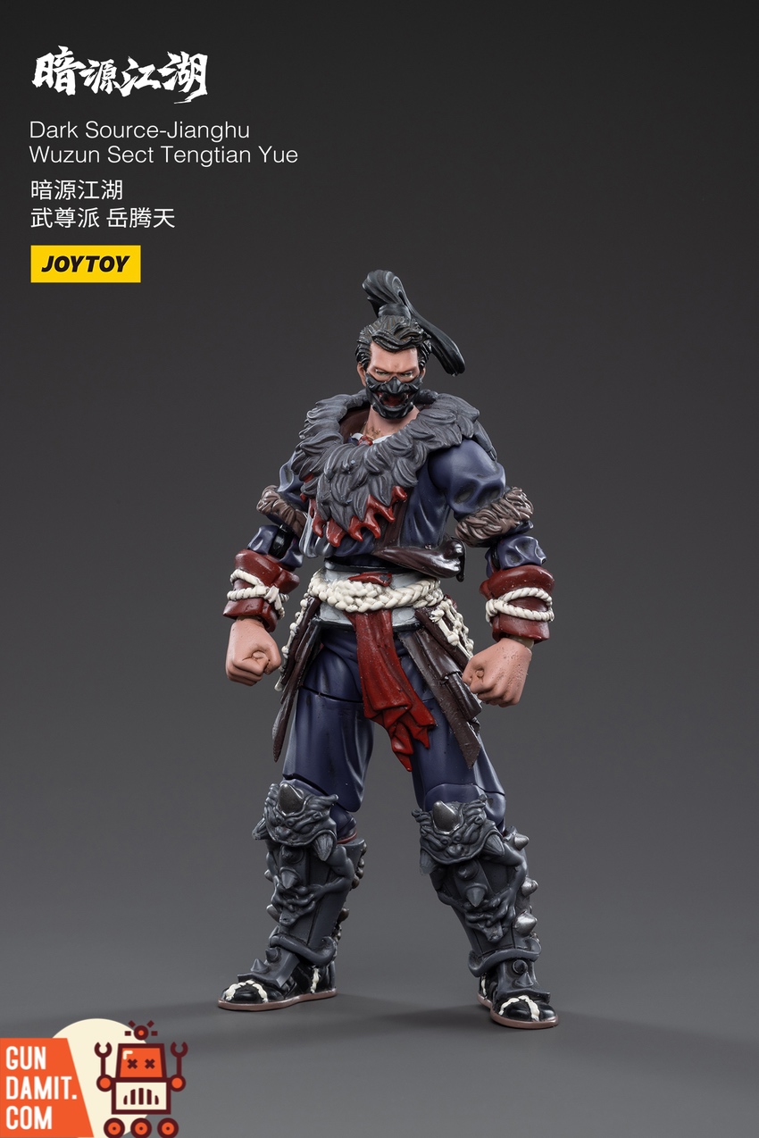 JoyToy 1/18 Dark Source Wuzun Sect Tengtian Yue front view with fur cloak and mask JoyToy 1/18 Dark Source Wuzun Sect Tengtian Yue front view with fur cloak and mask