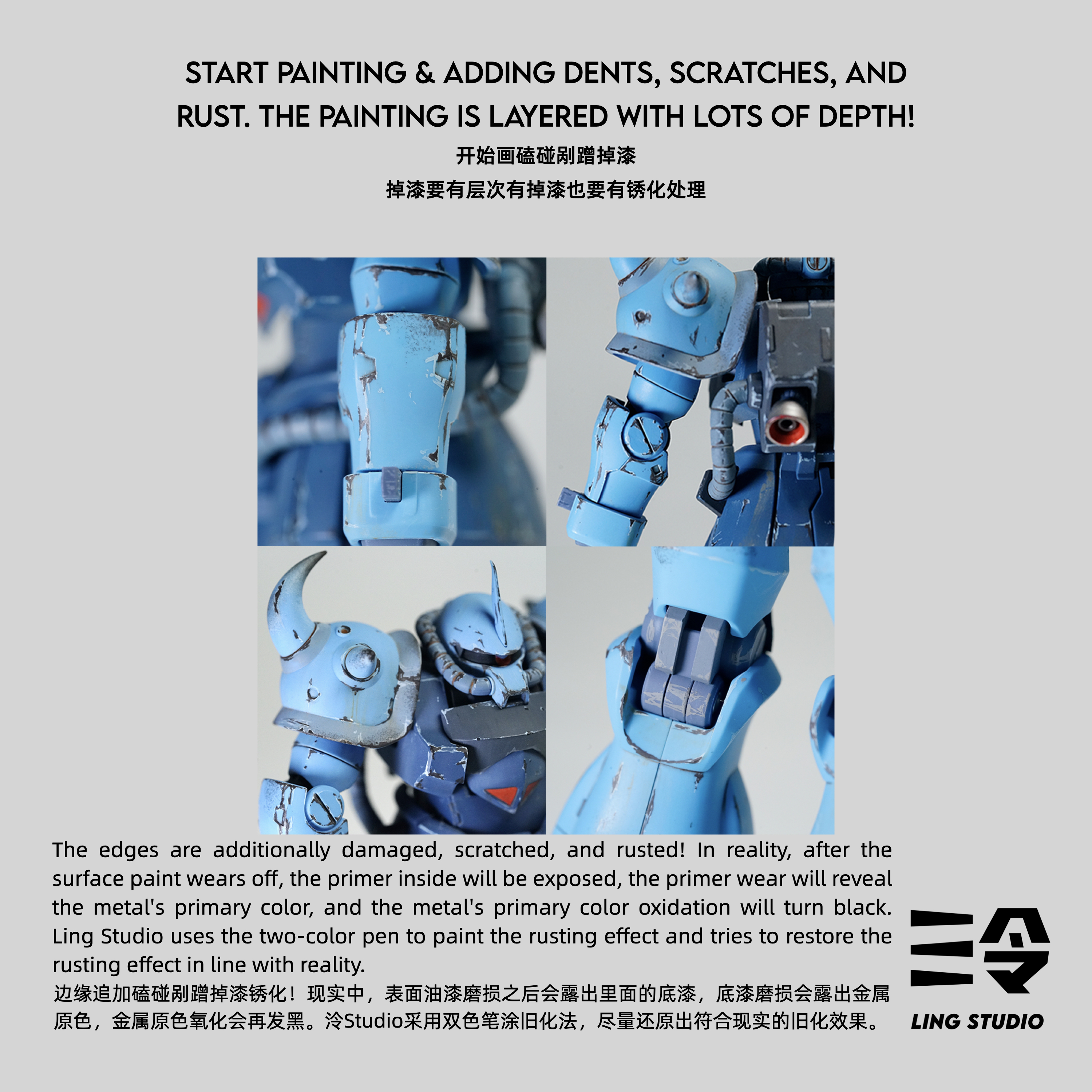 Gouf Custom repaint rear view with backpack thrusters Gouf Custom repaint rear view with backpack thrusters