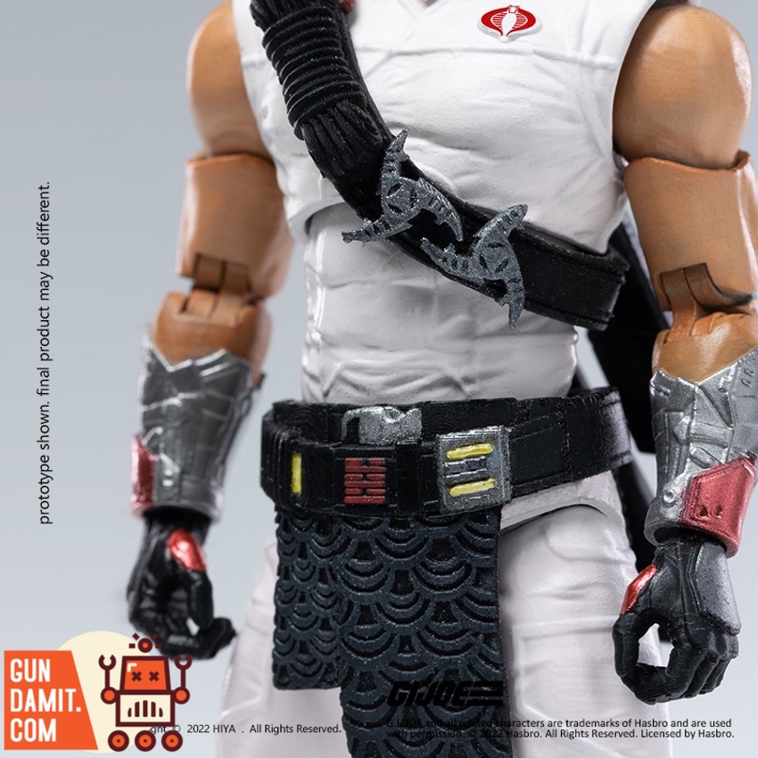 Hiya Toys Exquisite Mini Storm Shadow combat stance with swords Hiya Toys Exquisite Mini Storm Shadow combat stance with swords