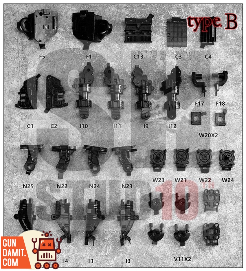 SH Studio resin frame assembly guide for PG Gouf inner skeleton SH Studio resin frame assembly guide for PG Gouf inner skeleton