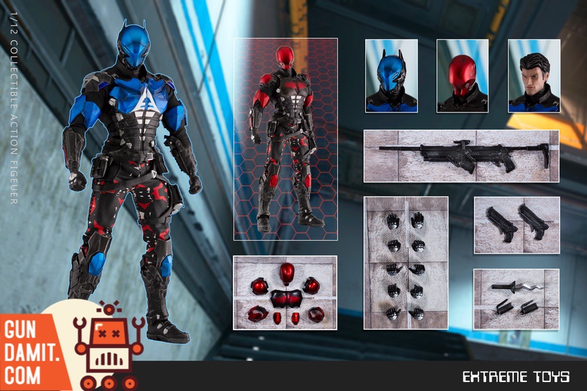 Extreme Toys 1/12 Cyber Knight Azure Whisper full body with weapon loadout Extreme Toys 1/12 Cyber Knight Azure Whisper full body with weapon loadout