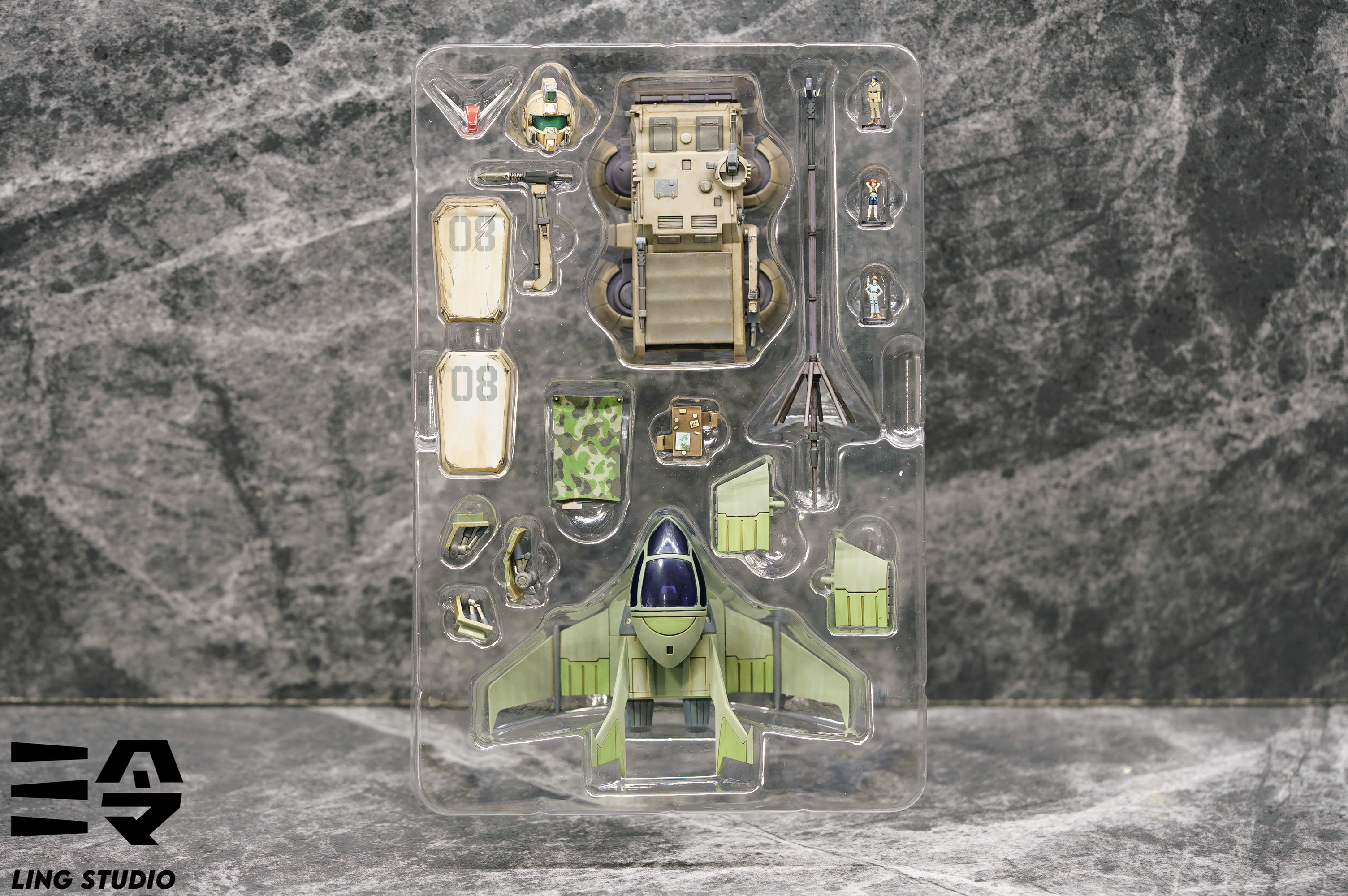 Ling Studio 08th MS Team Option Parts Set 02 in blister packaging Ling Studio 08th MS Team Option Parts Set 02 in blister packaging