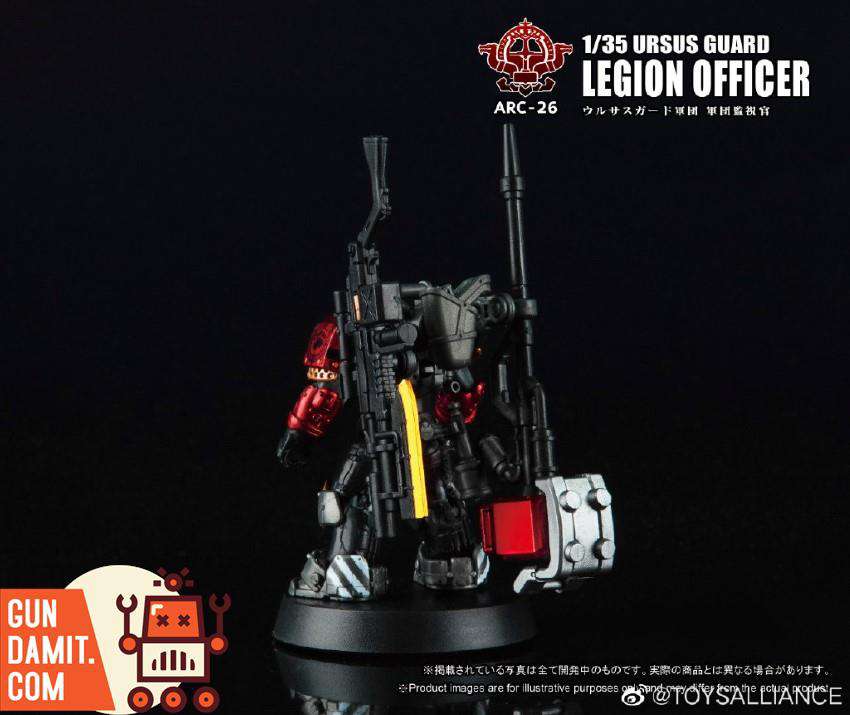 ARC-26 Legion Officer set full display with all equipment ARC-26 Legion Officer set full display with all equipment